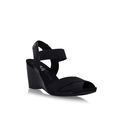 Black 'Wilamina' high heel sandals